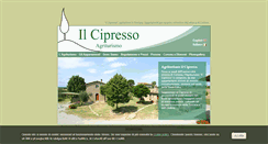 Desktop Screenshot of ilcipressocortona.com