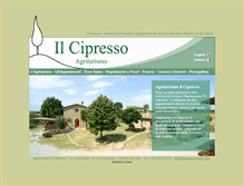 Tablet Screenshot of ilcipressocortona.com